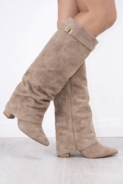 Lunave Sand Suede Boots