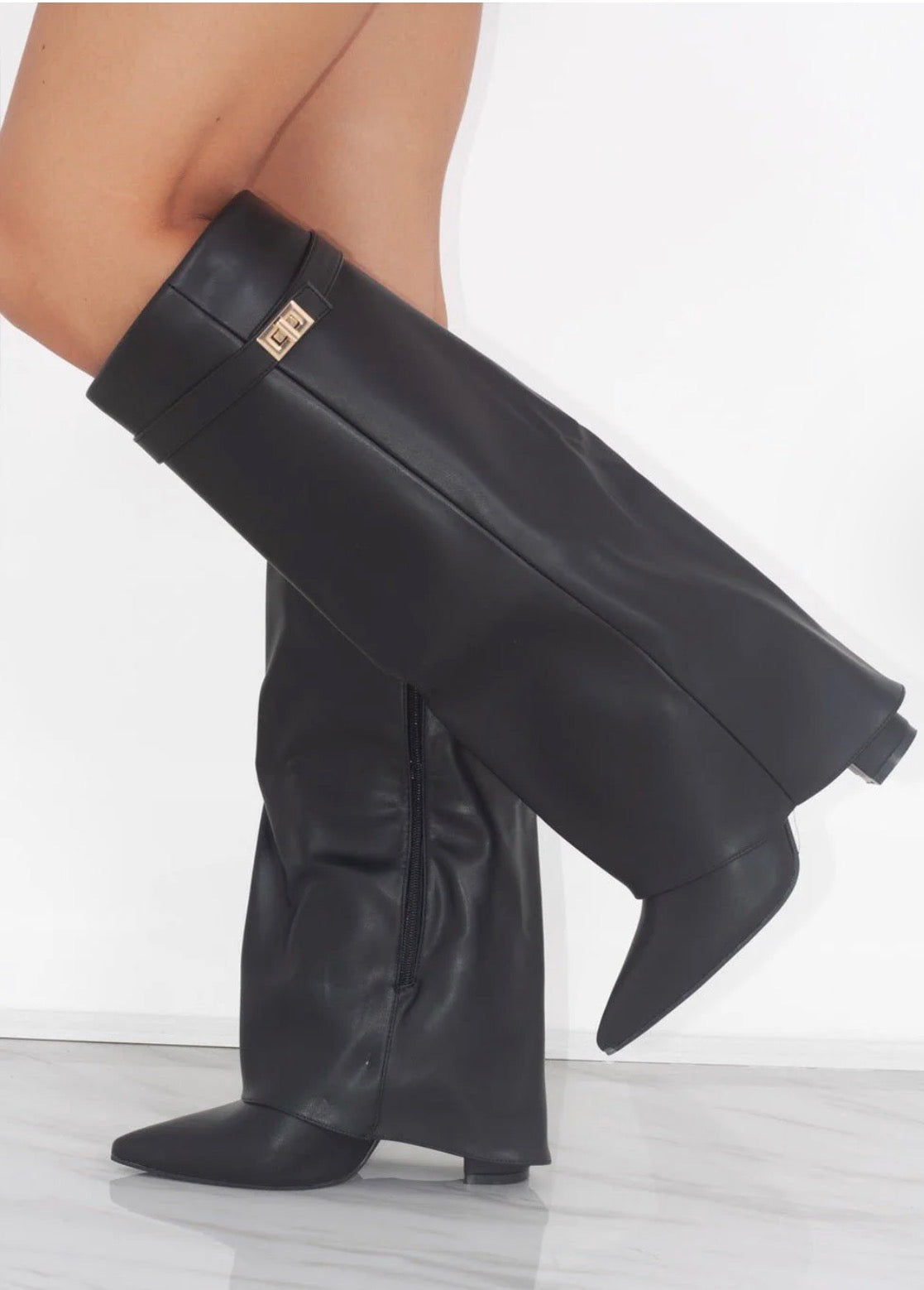 Lunave Noiré Leather Boots