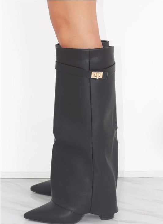 Lunave Noiré Leather Boots